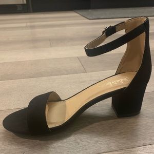 NWT Black Suede Heels